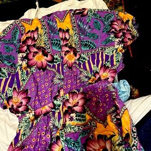 Flower dress,the size of the dress is a L